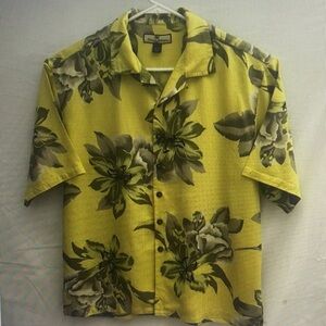 Floral Yellow Men's Shirt